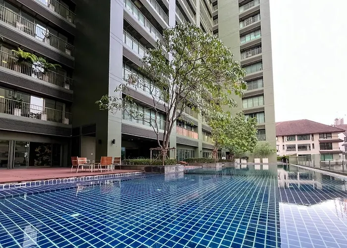 Expansive Modern - Bts Phrom Phong - Ultra Fast Wifi * 曼谷